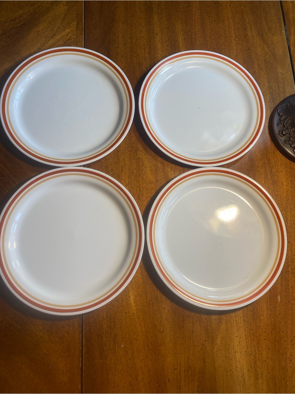 Corelle Cinnamon 10.25” Dinner Plates- Set of 4